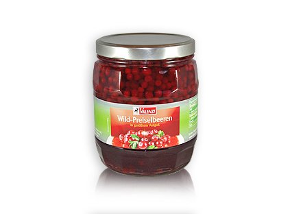 Valenzi brusinky lesní výběrové, kompot 960/400g