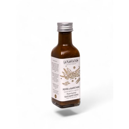 Black Kampot pepper sauce - originální omáčka z černého Kampotského pepře z Kambodže 100ml