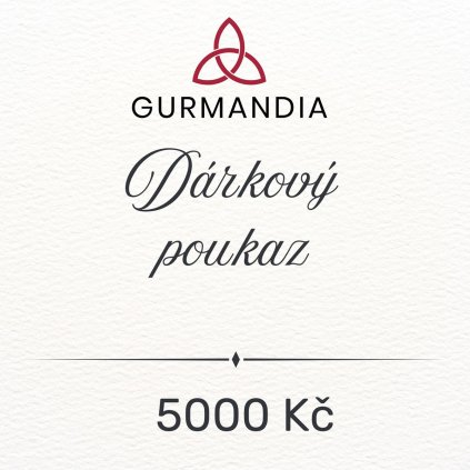 Dárkový poukaz 5000 Kč