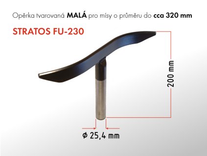 Opěrka tvarovaná malá GURTOOL FU 230