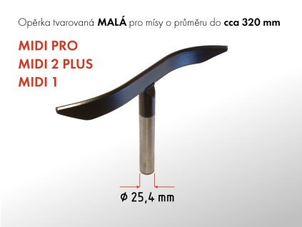 Opěrka tvarovaná malá GURTOOL MIDI