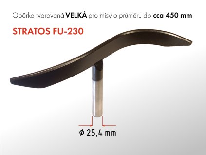 Opěrka tvarovaná velká GURTOOL FU 230
