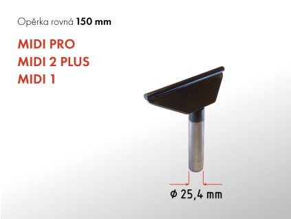 Opěrka rovná 150mm GURTOOL MIDI