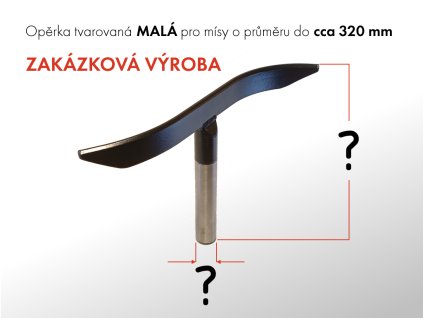 Opěrka tvarovaná malá GURTOOL zakázková výroba