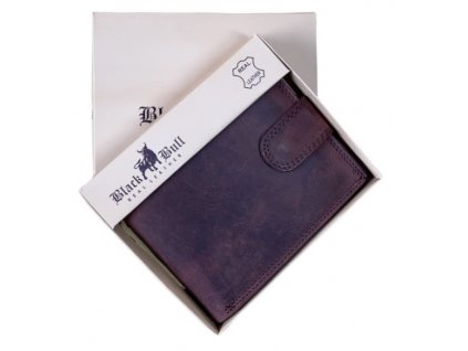 Pánská kožená peněženka s přezkou Black Bull wine