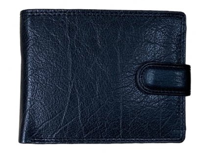 Pánská kožená peněženka s přezkou Pragati black rfid secure