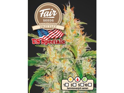 Fair Seeds Auto Zkittlez, feminized autoflowering, VÝPRODEJ (Balení 10 ks)