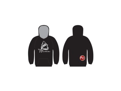 74568 mikina fair seeds great white shark cerna damska