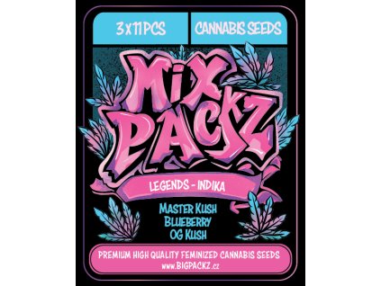 77088 mix packz legends indica feminized 33ks
