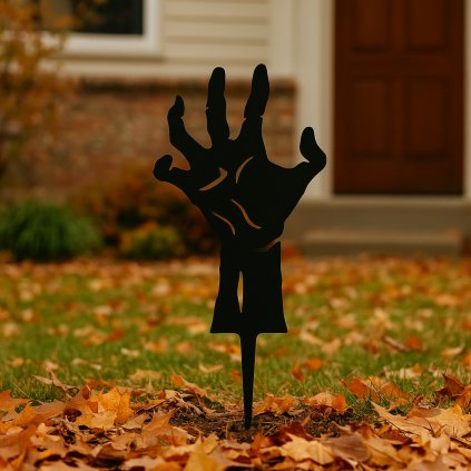 Záhradná dekorácia – Ruka zo zeme (Halloween silueta)