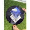 Plexi kruh čierny s vyrezaným plexi logom (3D)