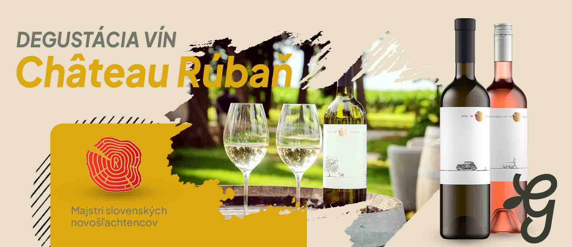 Degustácia vín Château Rúbaň