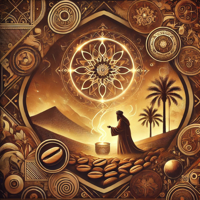Legenda o súfijském mystikovi a první kávový rituál