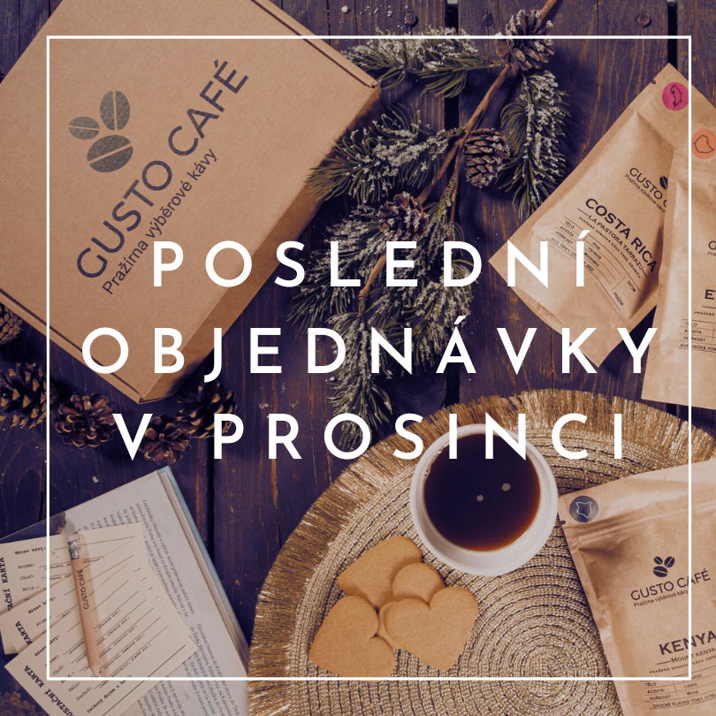 Poslední objednávky v prosinci