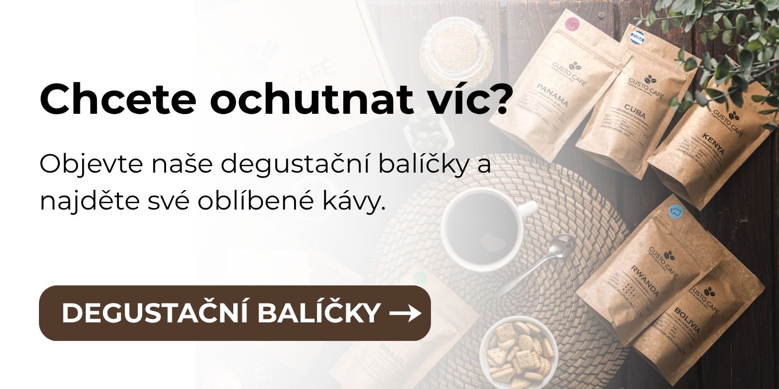 Objevte degustační balíčky GUSTO CAFÉ