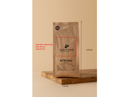 kava s logem 0,25 kg