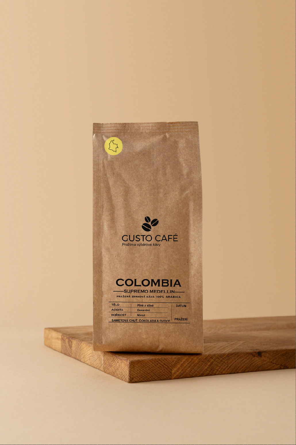 COLOMBIA Supremo Medelin | Rodinná pražírna GUSTO CAFÉ Hmotnost: 250 g