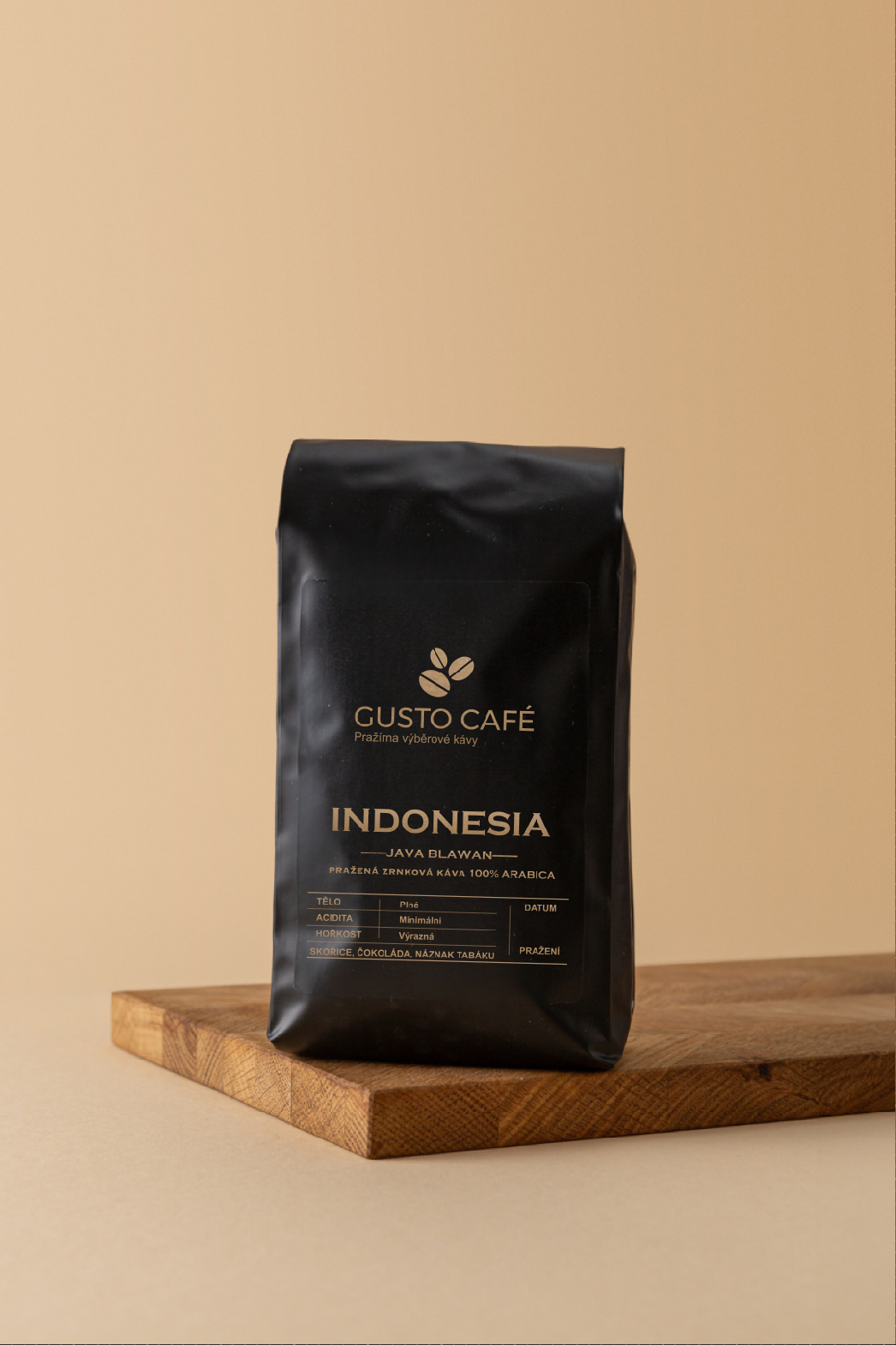 INDONESIA Java Blawan | Rodinná pražírna GUSTO CAFÉ Hmotnost: 500 g