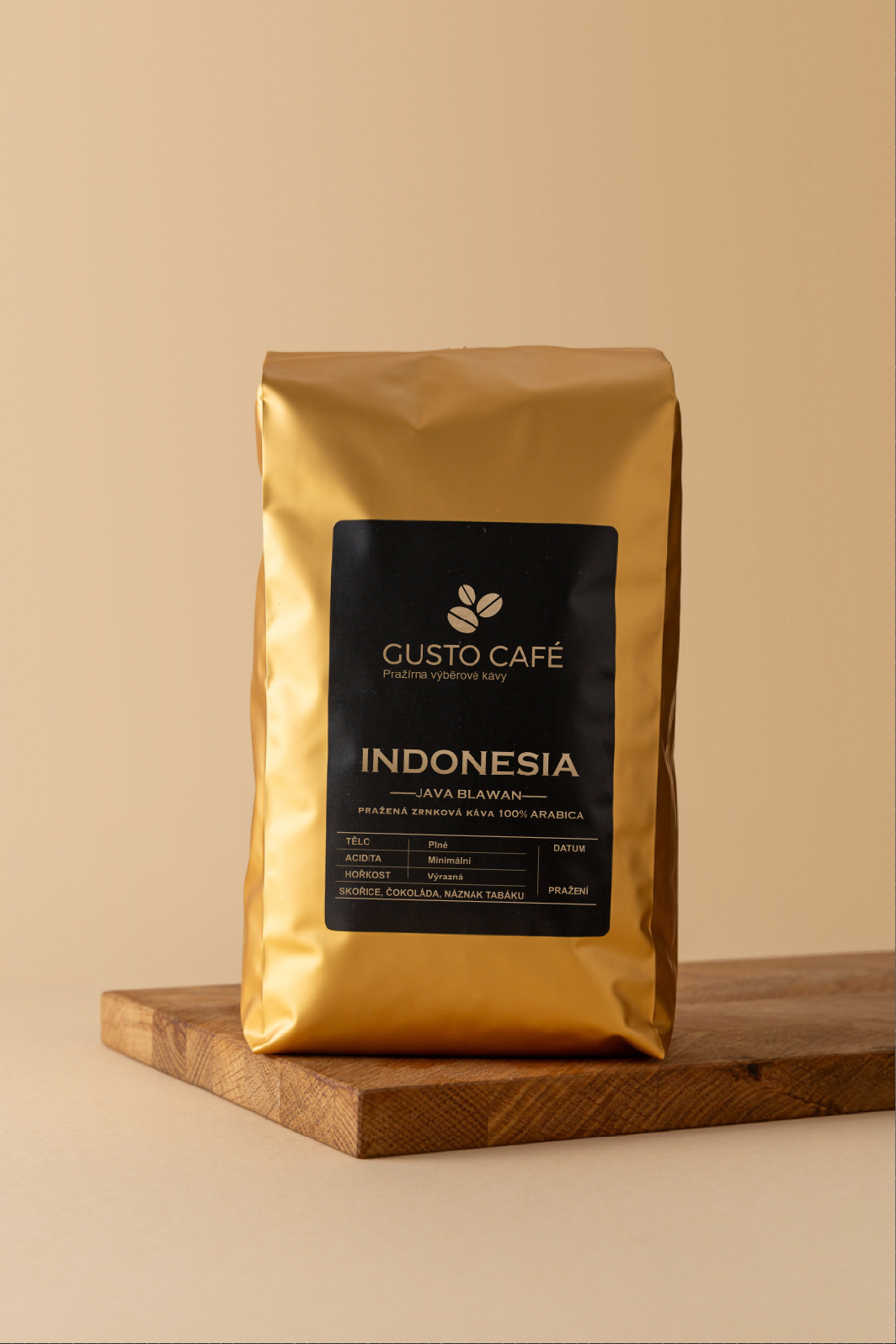 INDONESIA Java Blawan | Rodinná pražírna GUSTO CAFÉ Hmotnost: 1000 g