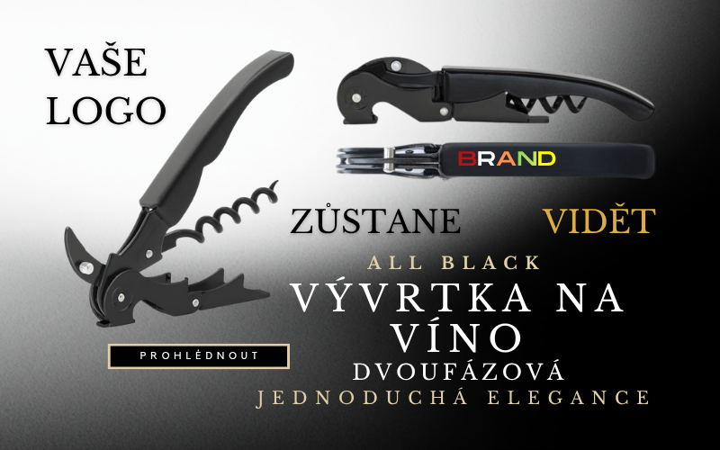 Elegantní celo černá vývrtka