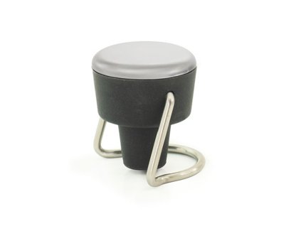 Uzávěr na sekt s klipem stříbrný