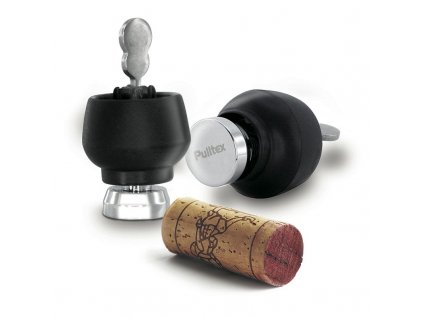 Nálevka a zátka na láhev vína Pulltex Saturn Wine Stopper