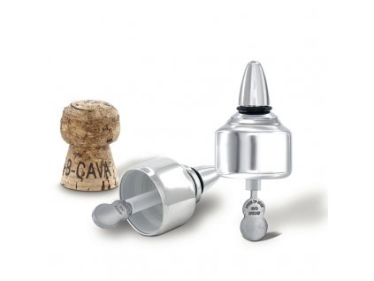 Uzávěr a nálevka na sekt Pulltex Mars Sparkling Wine Stopper