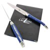 letter opener blue handle forge de laguiole 5000xK