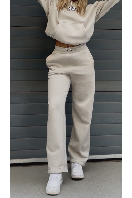 AURA Track Sweatpants tepláky béžová