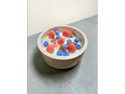 áfonyás vaníliás muffin gyertya