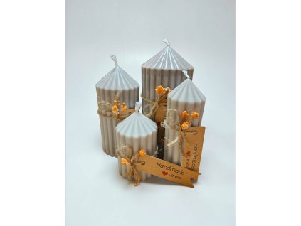 4 es szett oszlopgyertya