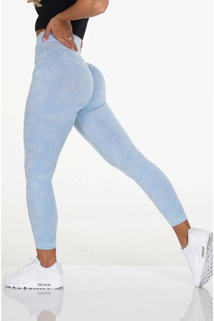 Dámské legíny Wild Camo Light Blue