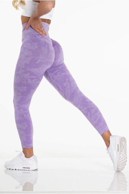 Dámské legíny Wild Camo Purple