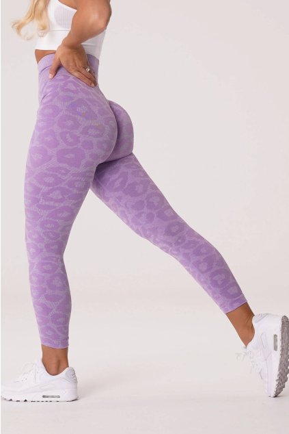 Dámské legíny Wild Leopard Lila