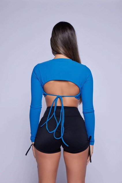 Dámský top Open Back Blue