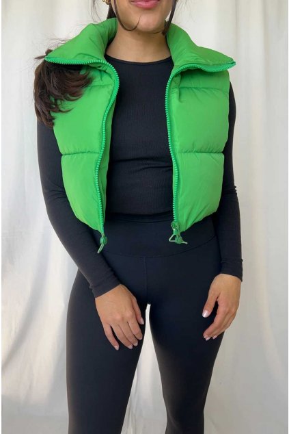 Dámská vesta Puffer Green