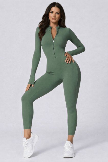 Dámský overal Long Fitted Green