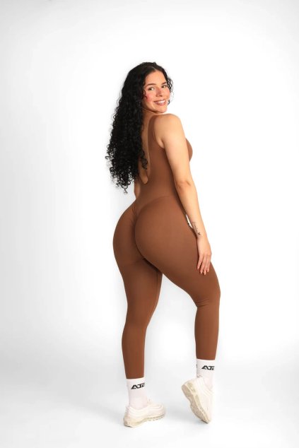 Dámský overal Ayla Long Brown