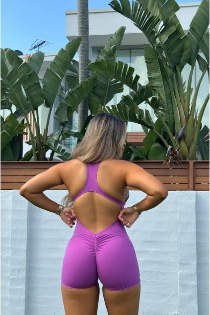 Dámský overal Boost Short Purple