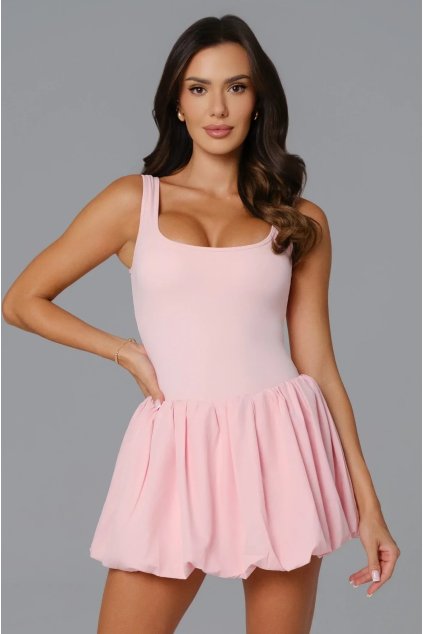 Callie Mini Dress Peach 6