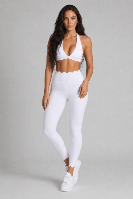 Dámské legíny Wave White