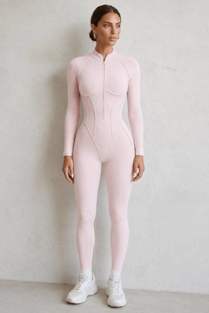 Dámský overal FlexiFit Long Pink