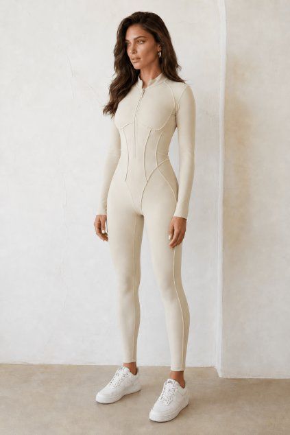 Dámský overal FlexiFit Long Beige