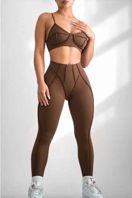 Dámský set Seam Brown