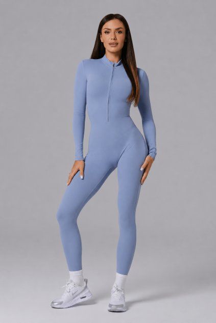 Dámský overal Long Fitted Light Blue