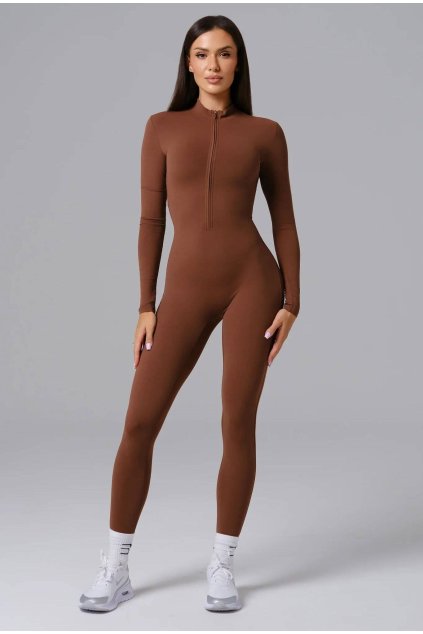 Dámský overal Long Fitted Brown