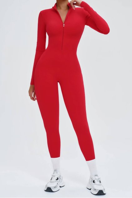 Dámský overal Long Fitted Red