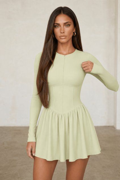 Dámské šaty Imogen Long Green