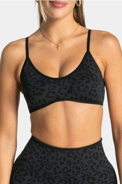 Dámská podprsenka Supreme Leopard Black
