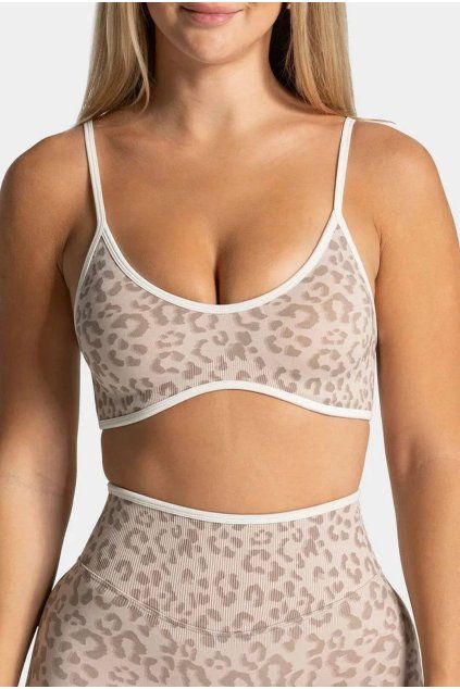 Dámská podprsenka Supreme Leopard Beige